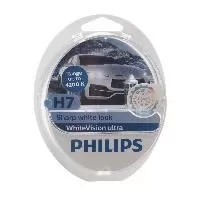 Автолампа H7 (55) PX26d WhiteVision ultra 4200K (2шт+2шт W5W) 12V PHILIPS /1/10 NEW