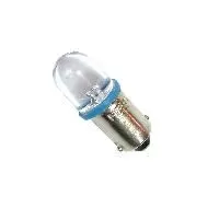 Автолампа T4W (BA9s) LED STANDARD BLUE 12лм   12V MEGAPOWER /100 /1000