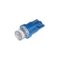 Автолампа T10W (W2,1x9,5d) 1 LED CONCAVE BLUE 4лм   12V MEGAPOWER /10 /100