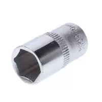 Головка торцевая 10мм 1/4" 6-гранная L=25мм ROCKFORCE RF-52510 /1/40