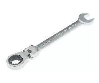 Ключ комбинированный RF-75715F: трещоточный с подвижной головкой 15мм ROCKFORCE /1/12 NEW