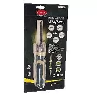 Отвертка RF-303854 универсальная реверсивная с подсветкой 4LED и  комплектом бит, L-250мм  (PH1, PH2, PZ2, SL5, SL6), в блистере ROCKFORCE /1/