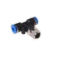 Фитинг  RF-SPB06-02 Т-образный для пластиковых трубок 6мм с наружной резьбой 1/4" ROCKFORCE /1 NEW