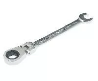Ключ комбинированный RF-75711F: трещоточный с подвижной головкой 11мм ROCKFORCE /1/12 NEW
