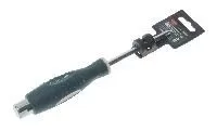 Отвертка крестовая RF-70220100 силовая магнитная с ударной пяткой "под ключ" "Profi" S2 PH2.0х100мм, на пластиковом держателе ROCKFORCE /1