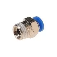 Фитинг  RF-SPC06-02 для пластиковых трубок 6мм с наружной резьбой 1/4" ROCKFORCE /1 NEW