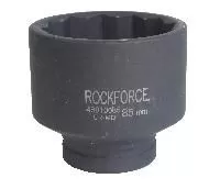 Головка торцевая  85мм 1", 12-гранная L=95мм ударная глубокая ROCKFORCE RF-48810085 /1