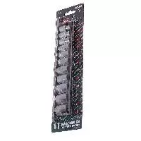 Набор торцевых головок RF-3111-9: 3/8"DR 12-гранных  на планке 11пр. ROCKFORCE /1/10