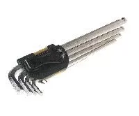 Набор ключей шестигранных RF-5102XLB: с шаром экстрадлинных 1.27-10мм 10пр. ROCKFORCE /1/10/50