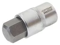 Головка-бита 6-гранная 19мм 1/2" (L-55мм) ROCKFORCE /1