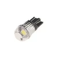 Автолампа T10W (W2,1x9,5d) 1 SMD 5050 WHITE 6000K 20лм   12V MEGAPOWER /10 /100